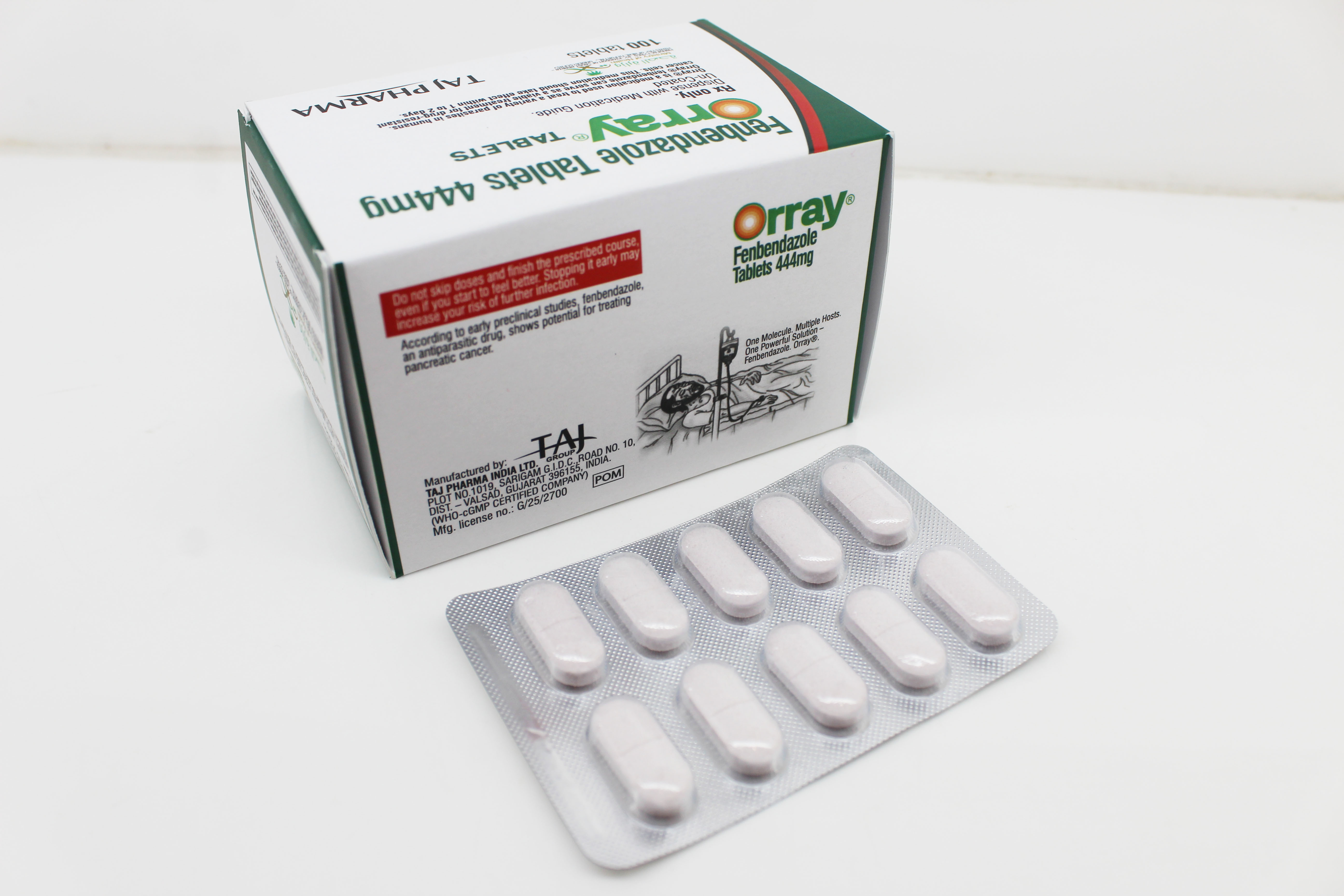 Fenbendazole 444mg – Mumbai Production Line